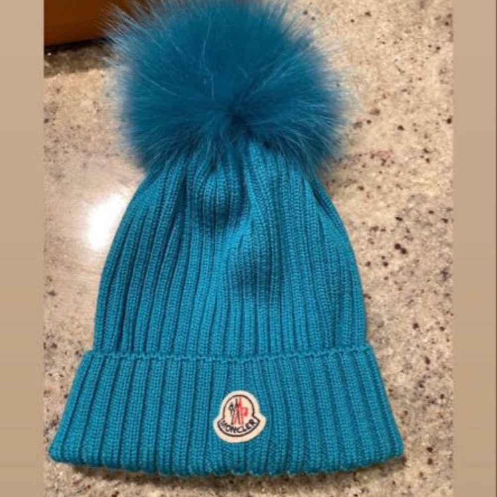 Monclear Hat with Fur Pom Pom